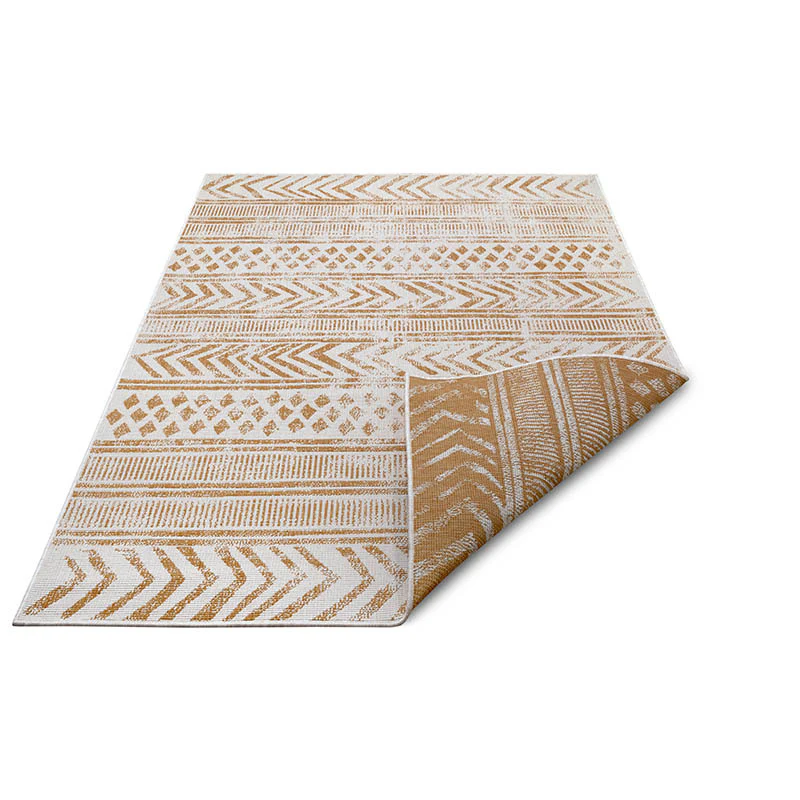 Dubbelzijdig Buitenkleed Biri - Beige/Wit - Image 3