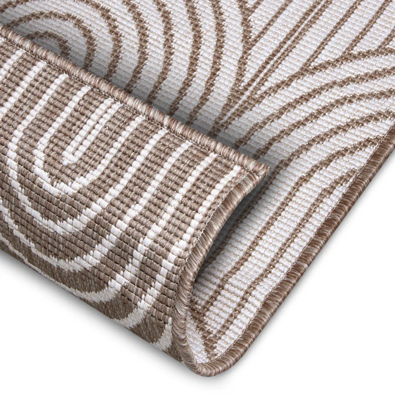 Dubbelzijdig Buitenkleed Flatweave - Taupe - Image 2