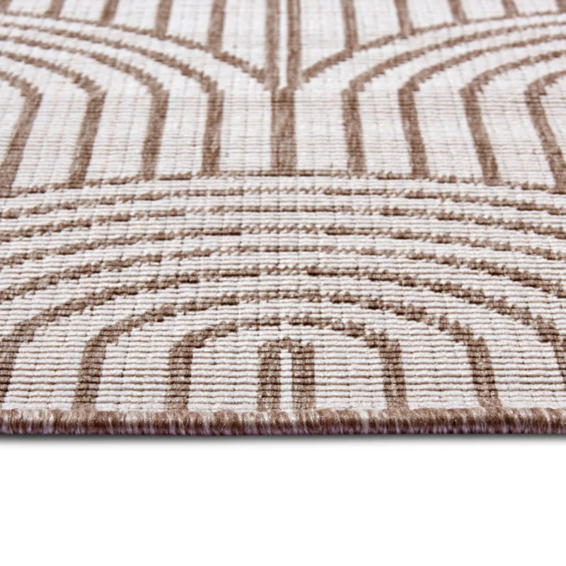 Dubbelzijdig Buitenkleed Flatweave - Taupe - Image 4