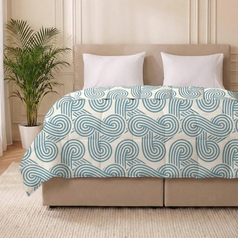 Easy Dekbed Zonder Overtrek - Curvy Lines - Image 2