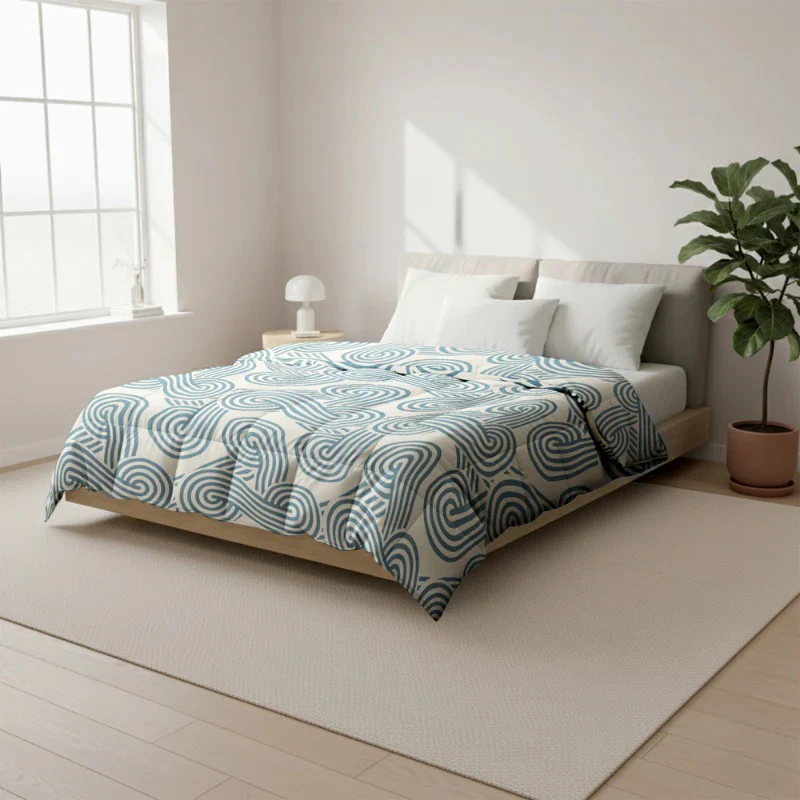 Easy Dekbed Zonder Overtrek - Curvy Lines - Image 3
