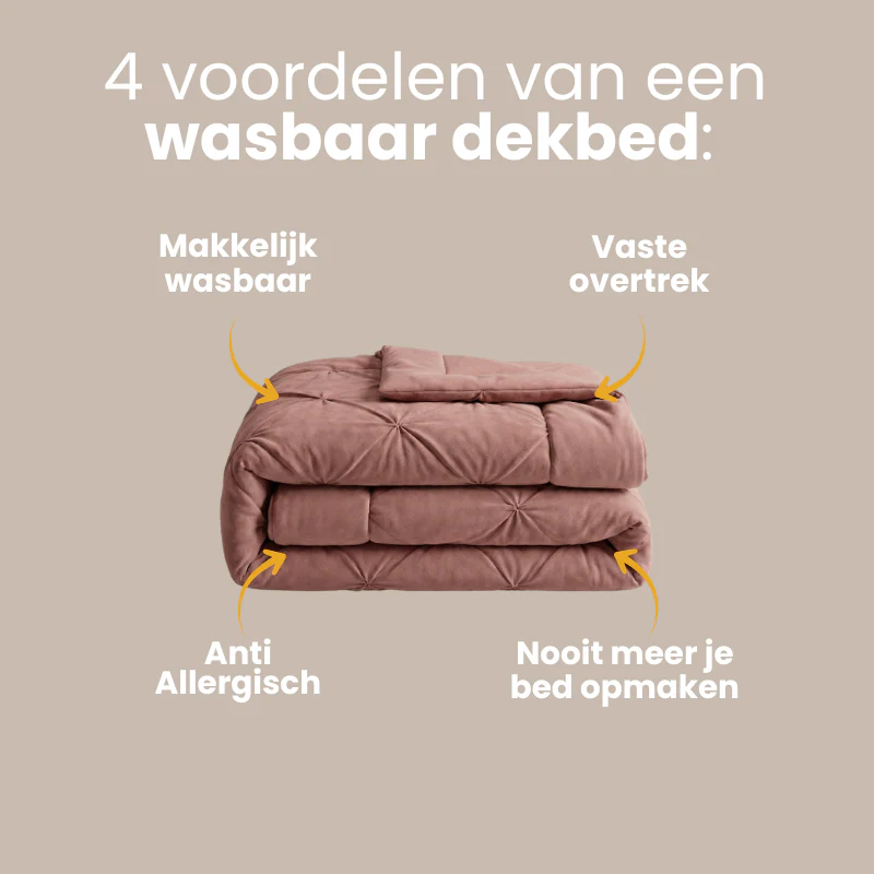 Easy Dekbed Diamond Pintuck - Roze - Image 11