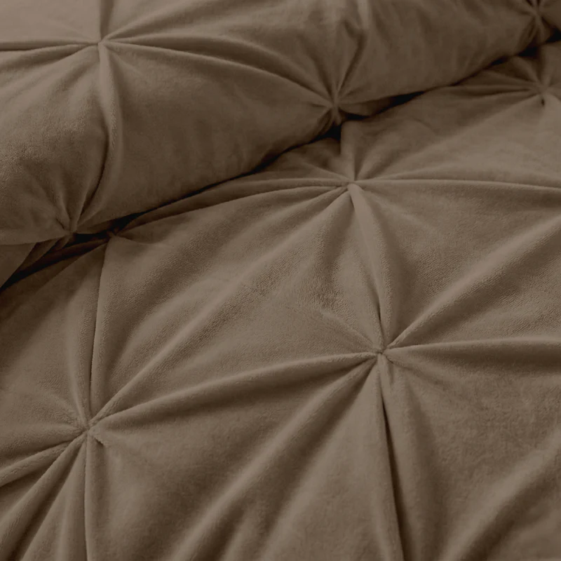 Easy Dekbed Diamond Pintuck - Taupe - Image 5