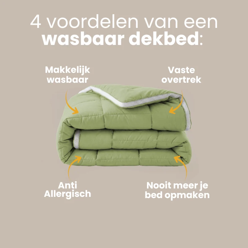 Lazy Dekbed Zonder Overtrek - 3D Air - Groen - Image 2