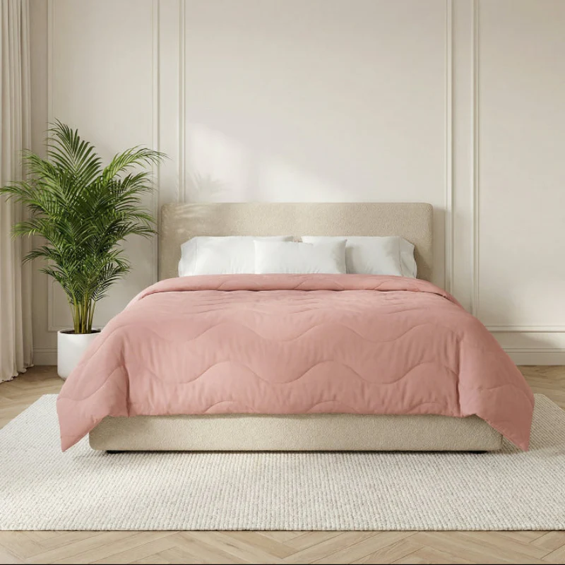 Easy Dekbed Zonder Overtrek Wave Uni - Roze - Image 5