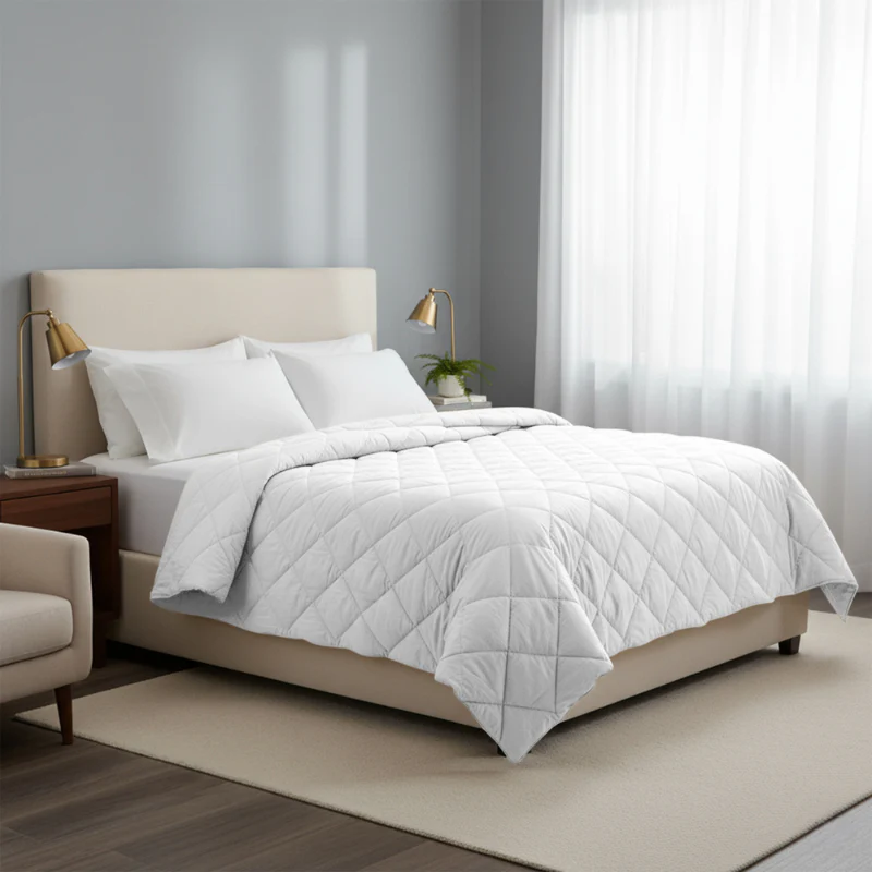 Easy Dekbed Zonder Overtrek - Percale Katoen - Wit - Image 7
