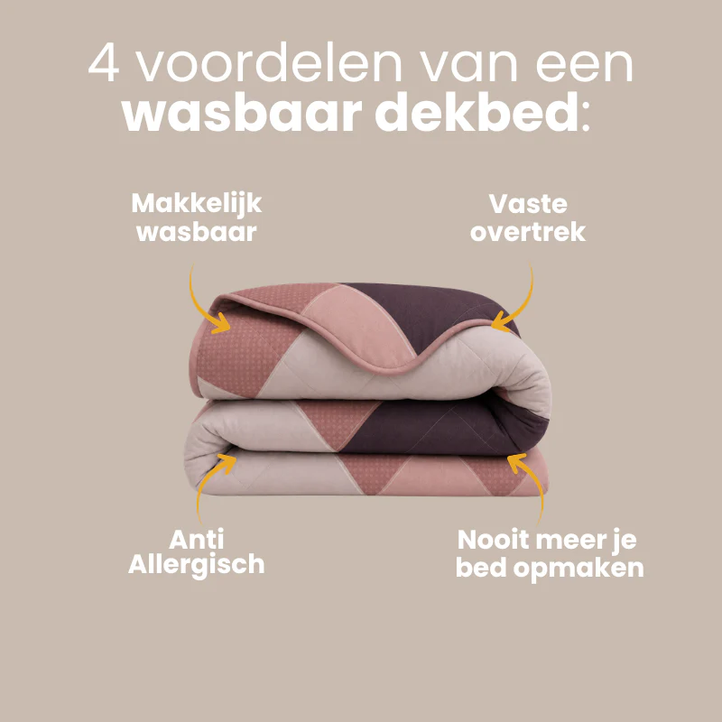 Easy Dekbed Zonder Overtrek Triangular Bliss - Roze - Image 3