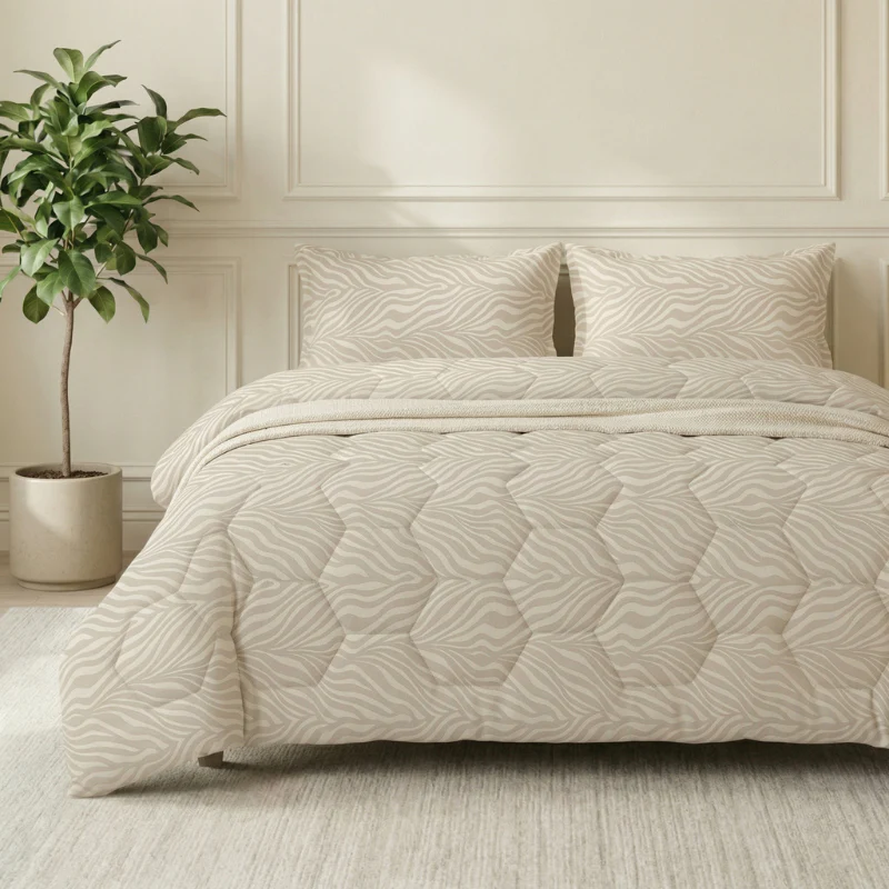 Easy Dekbed Zonder Overtrek - Wood Grain - Image 2