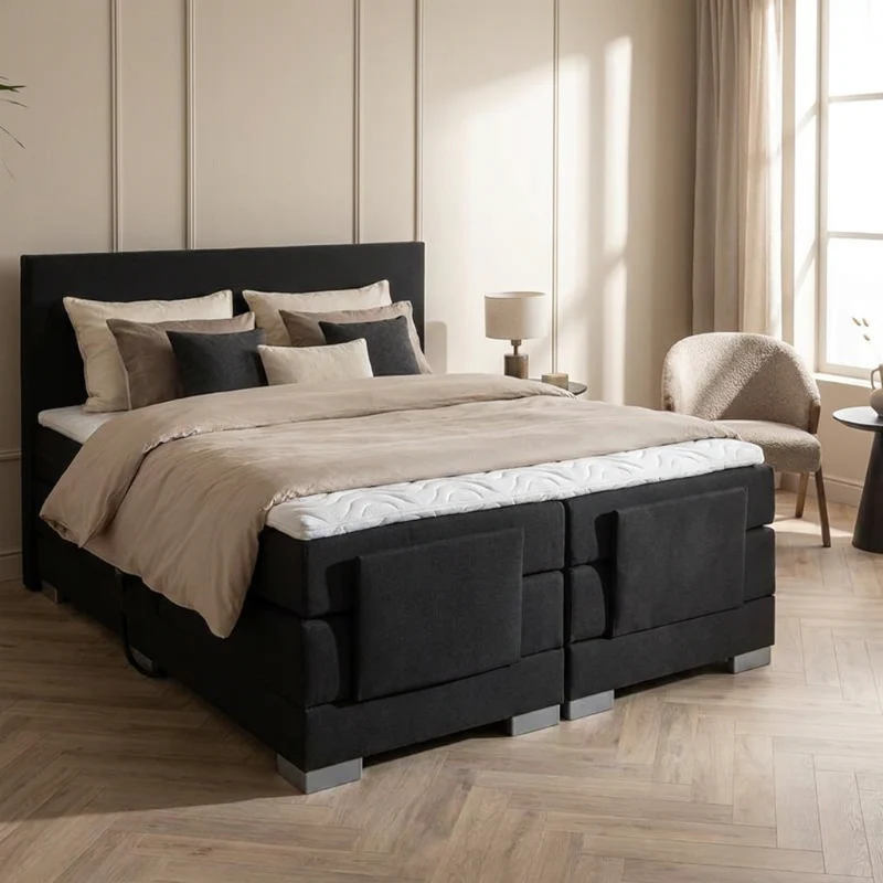 Elektrische Boxspring Julia - Zwart - Image 2