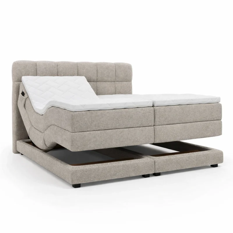 Elektrische Boxspring Lucca - Beige - Image 2
