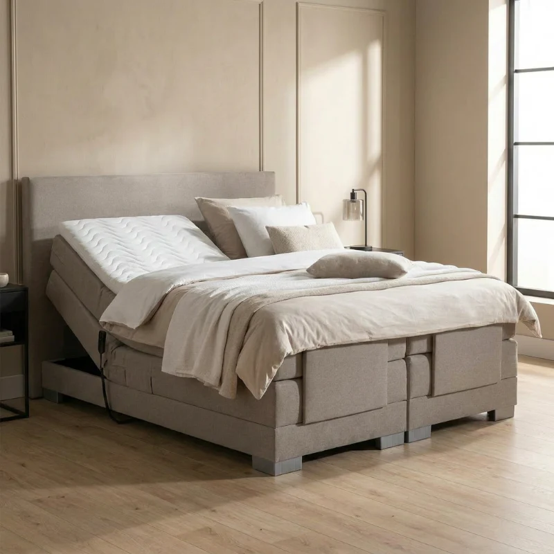 Elektrische Boxspring Julia - Beige - Image 3