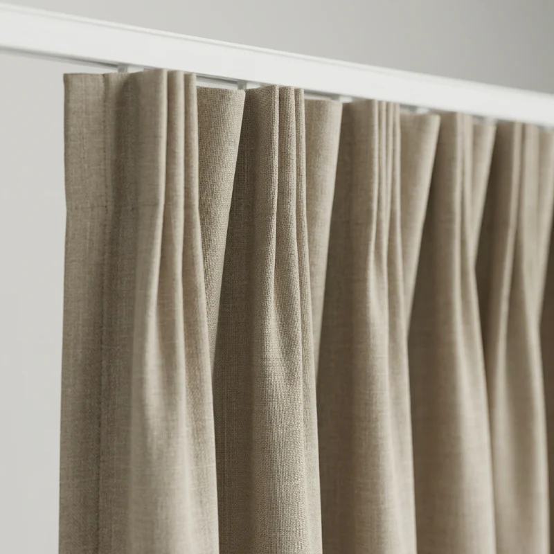 Gordijnen 100% Verduisterend - Haken - Beige - Image 2