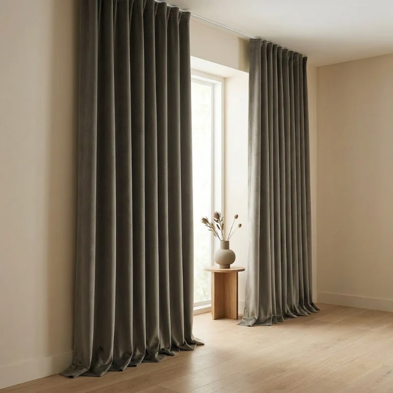 Gordijnen 100% Verduisterend - Haken - Taupe - Image 5