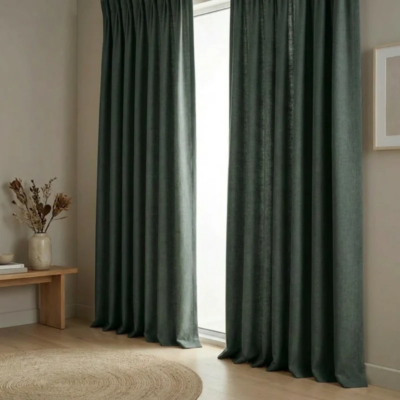 Gordijnen met Linnen Look - Haken - Groen - Image 5