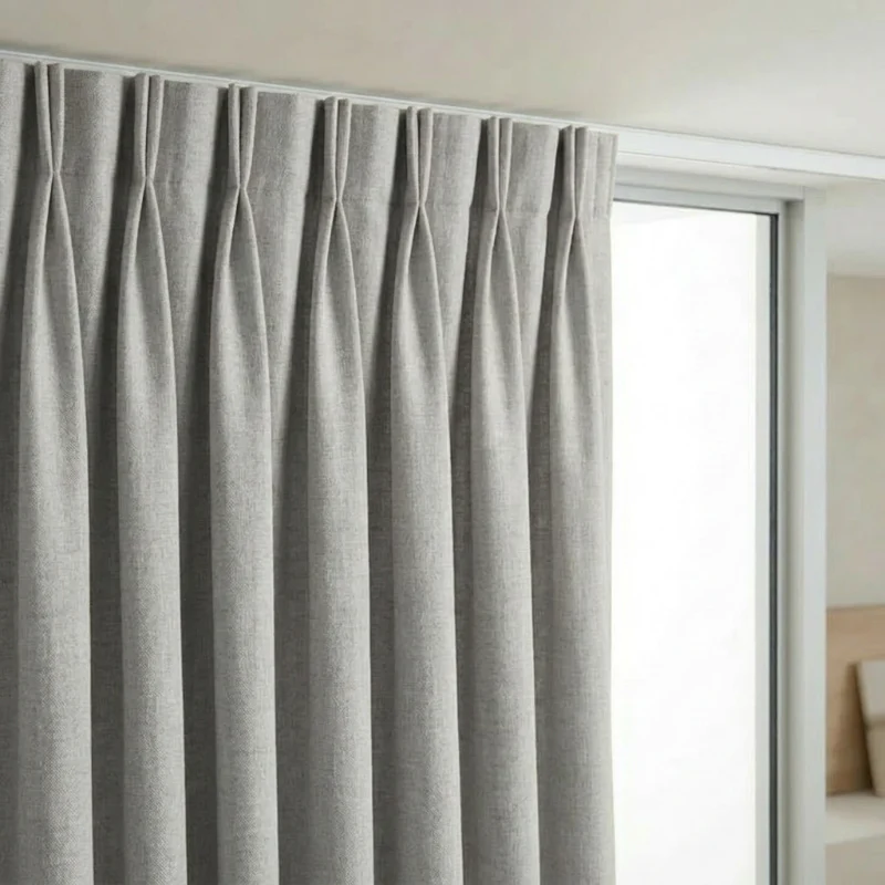 Gordijnen met Linnen Look - Haken - Off White - Image 6