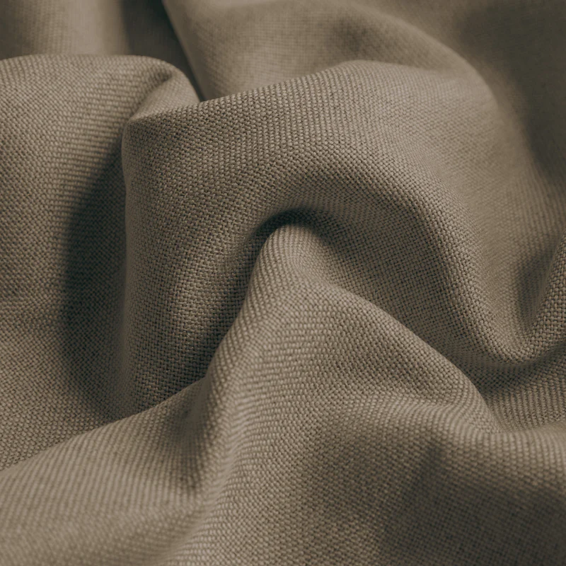 Gordijnen met Linnen Look - Ringen - Taupe - Image 2