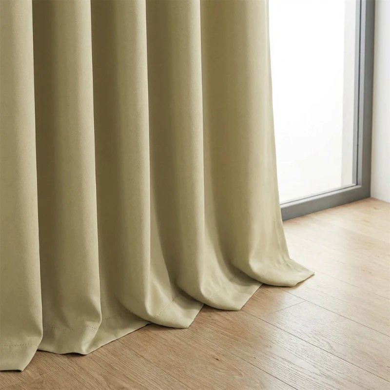 Gordijnen Verduisterend & Isolerend - Haken - Beige/Zand - Image 6