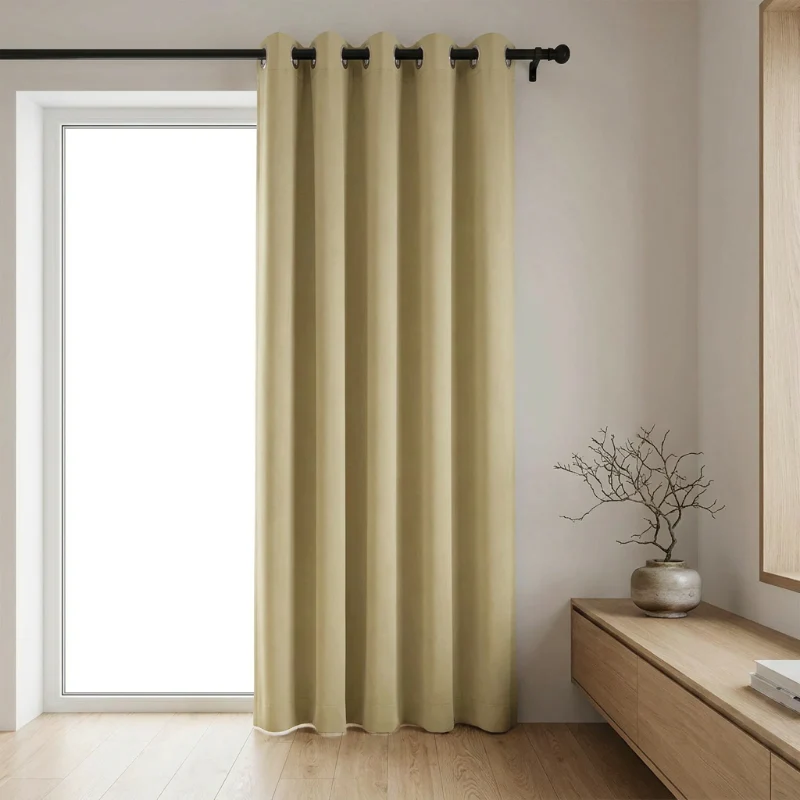 Gordijnen Verduisterend & Isolerend - Haken - Beige/Zand - Image 7