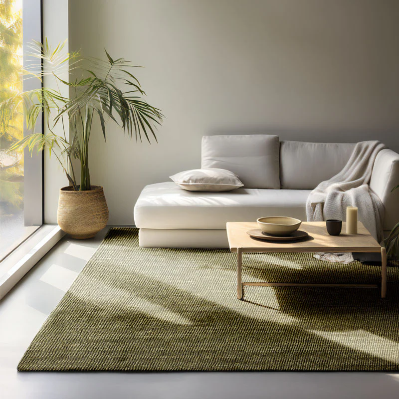 Handgeweven Jute Vloerkleed  - Groen - Image 3