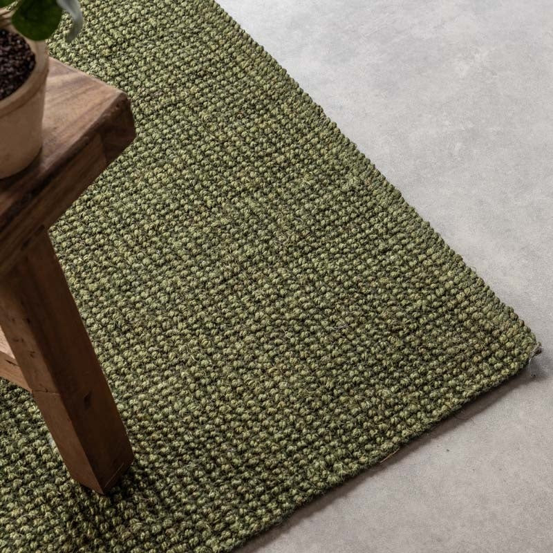 Handgeweven Jute Vloerkleed  - Groen - Image 4