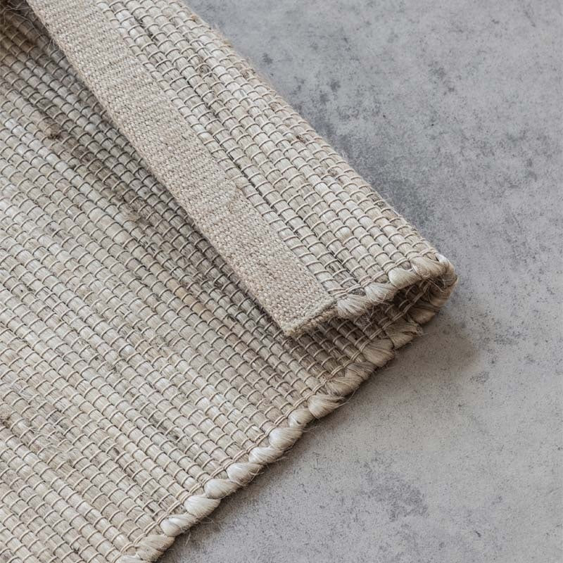 Jute Wol Katoen Vloerkleed  - Ivoor - Image 4
