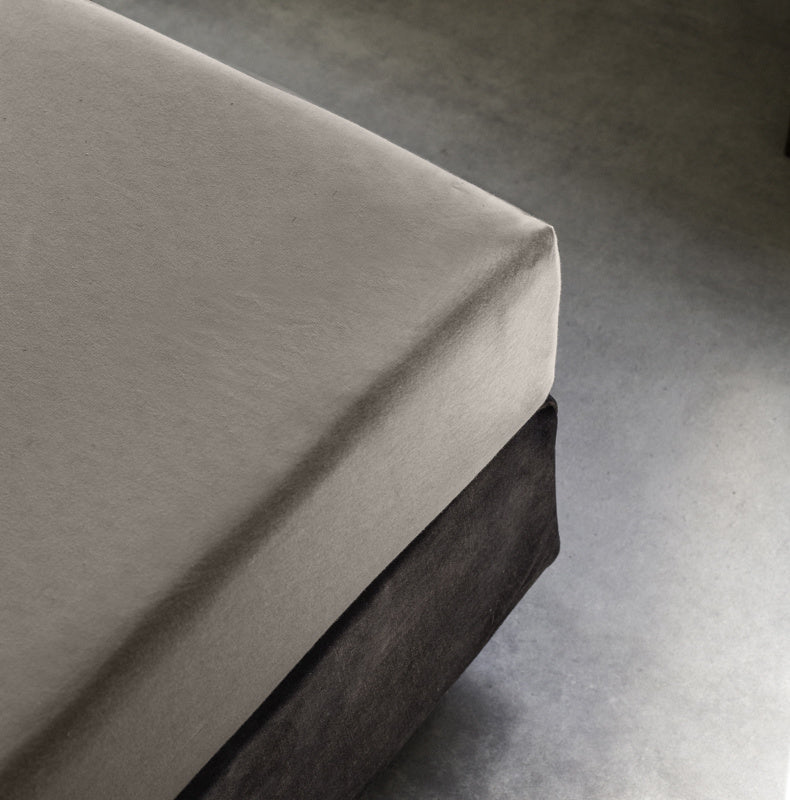 Hoeslaken - Egyptisch Katoen Jersey Stretch - Taupe - Image 3