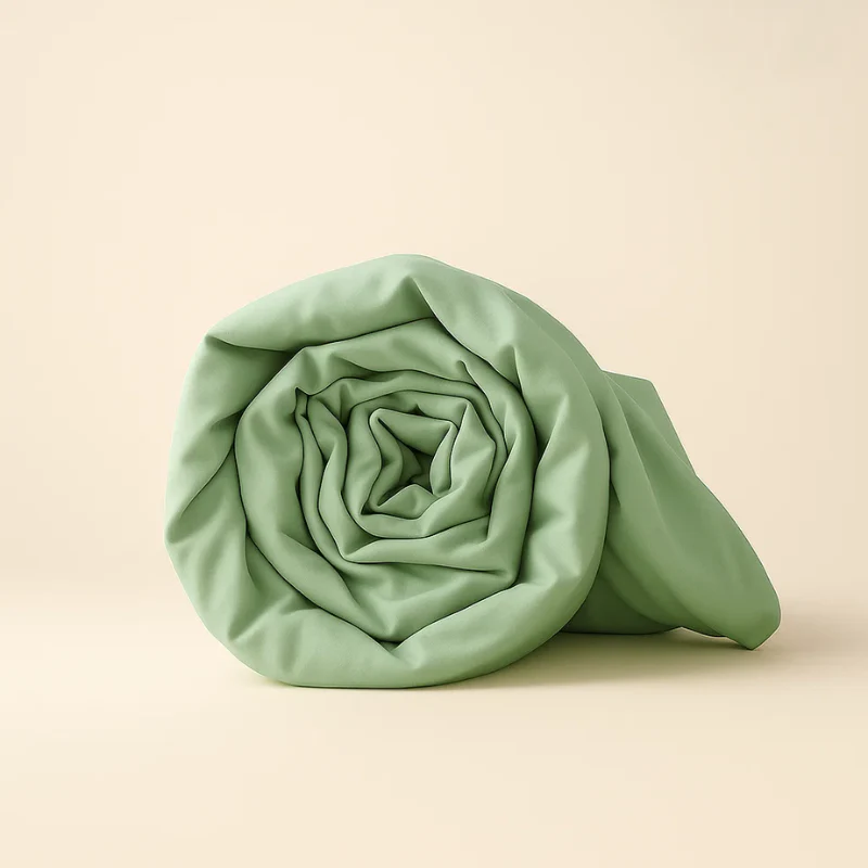 Hoeslaken - Katoen Flanel - Groen - Image 2