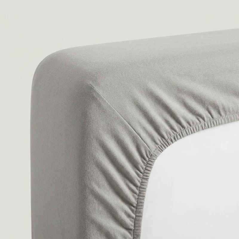 Hoeslaken Katoen - Jersey Stretch - Taupe - Image 6