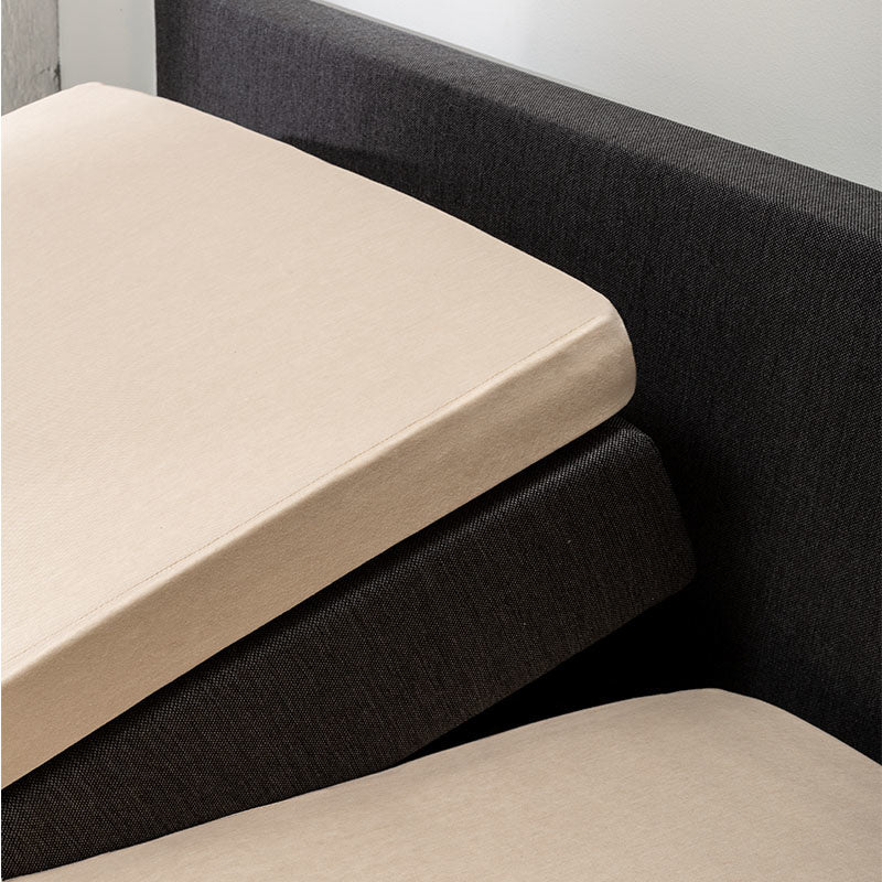 Splittopper Hoeslaken - Luna Stretch - 2-PACK - Zand - Image 2