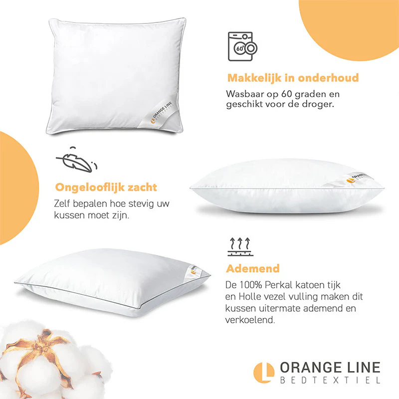Hoofdkussen Katoen-Percale - Comfort - Image 7