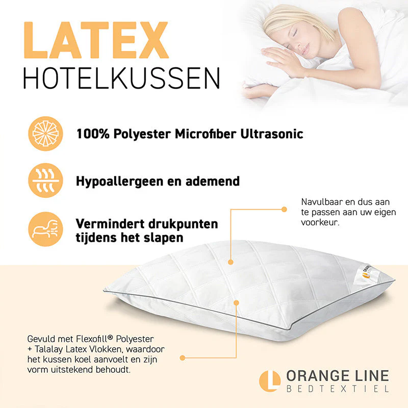 Hoofdkussen Latex - Hotel - Image 3