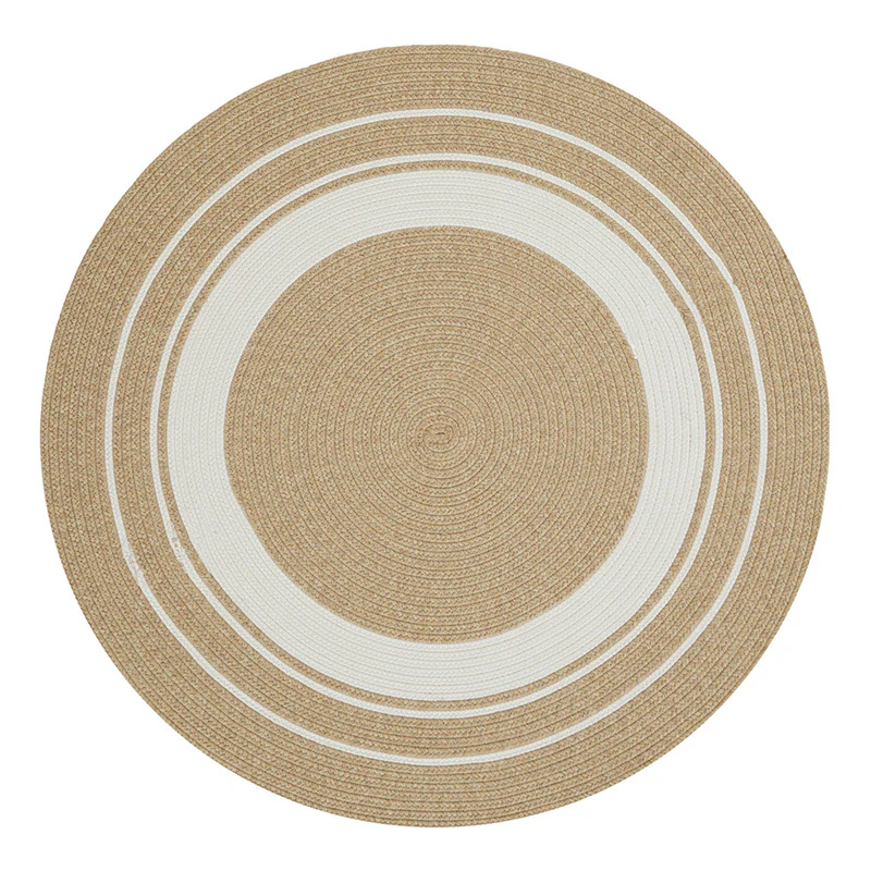 Jute Buitenkleed Braids Rond - Beige - Image 2