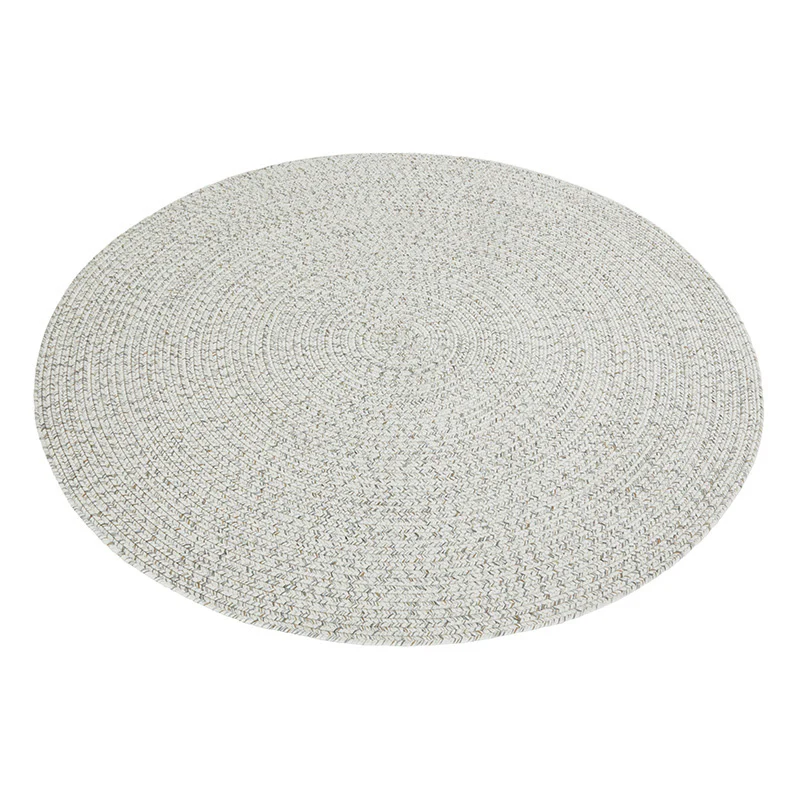 Jute Buitenkleed Braids Rond - Grijs - Image 4