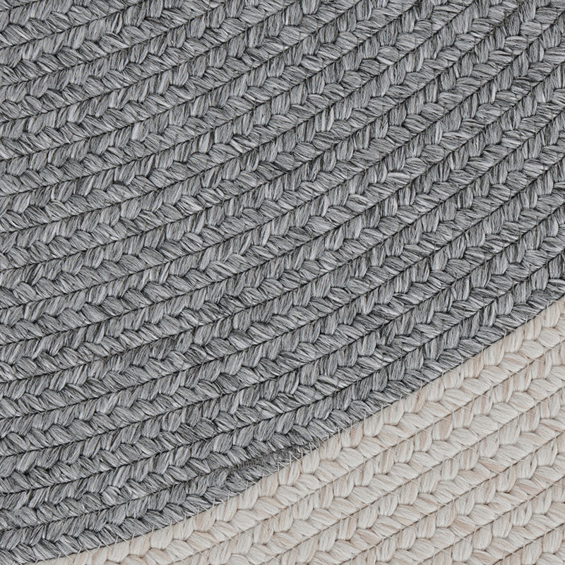 Jute Buitenkleed Braids Rond - Grijs/Creme - Image 4