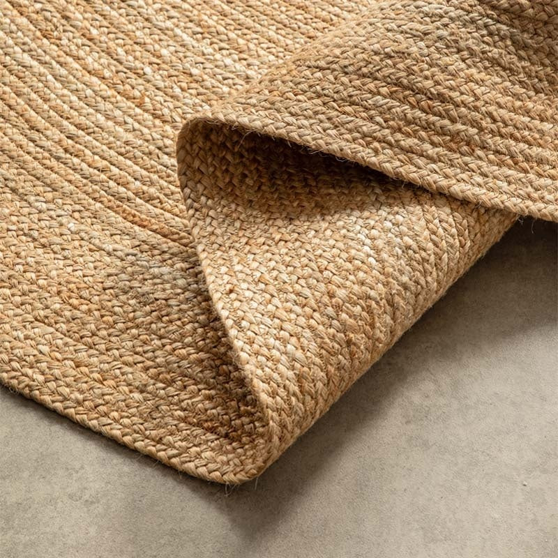 Jute Vloerkleed Geweven - Rond - Naturel - Image 4