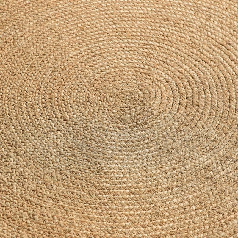 Jute Vloerkleed Geweven - Rond - Naturel - Image 6