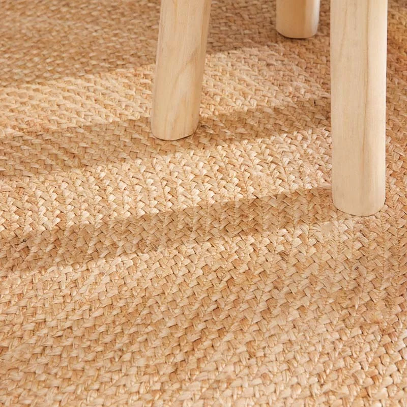 Jute Vloerkleed Jutta  Rond - Crème - Image 8