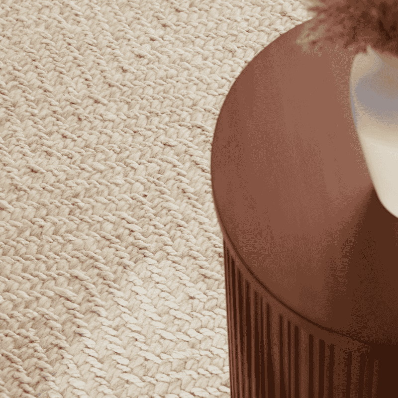 Jute Wol Vloerkleed - Naturel - Image 7