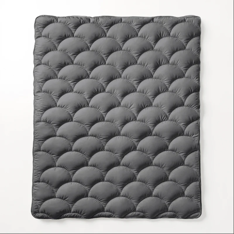 Lazy Dekbed Zonder Overtrek - Double Face - Antraciet/Off White - Image 8