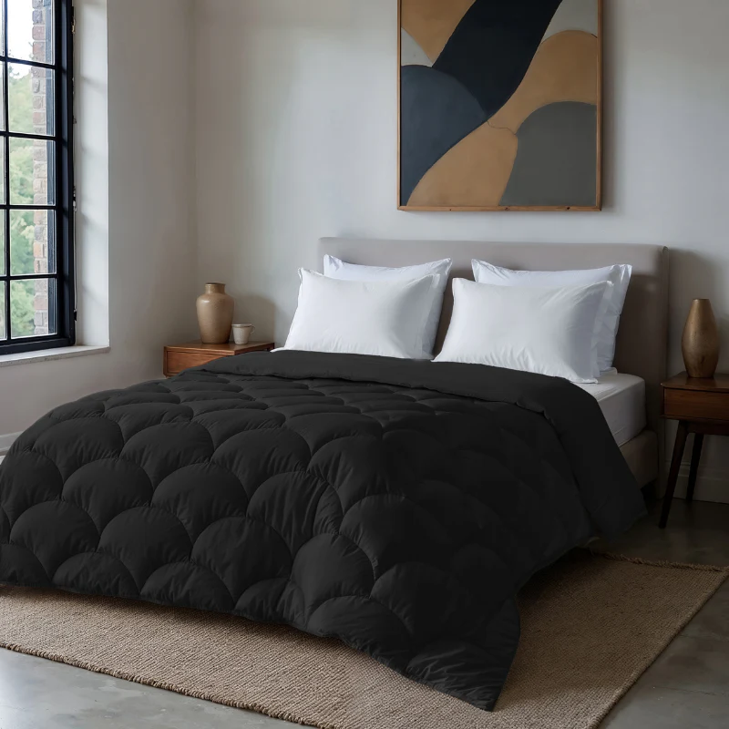 Lazy Dekbed Zonder Overtrek - Uni - Zwart - Image 7