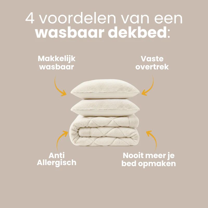 Lazy Dekbed Zonder Overtrek - Teddy Fur - Beige - Image 13