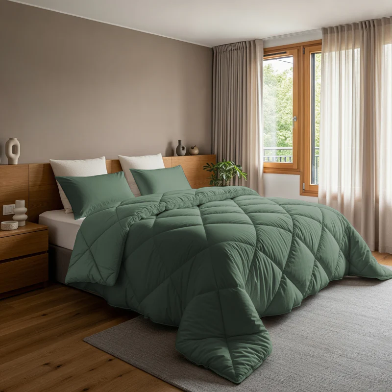 Lazy Dekbed Zonder Overtrek - Groen - Image 5