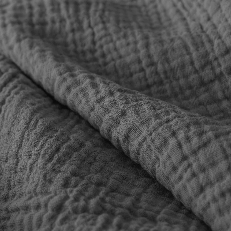 Lazy Dekbed Zonder Overtrek - Katoen Mousseline - Antraciet - Image 11