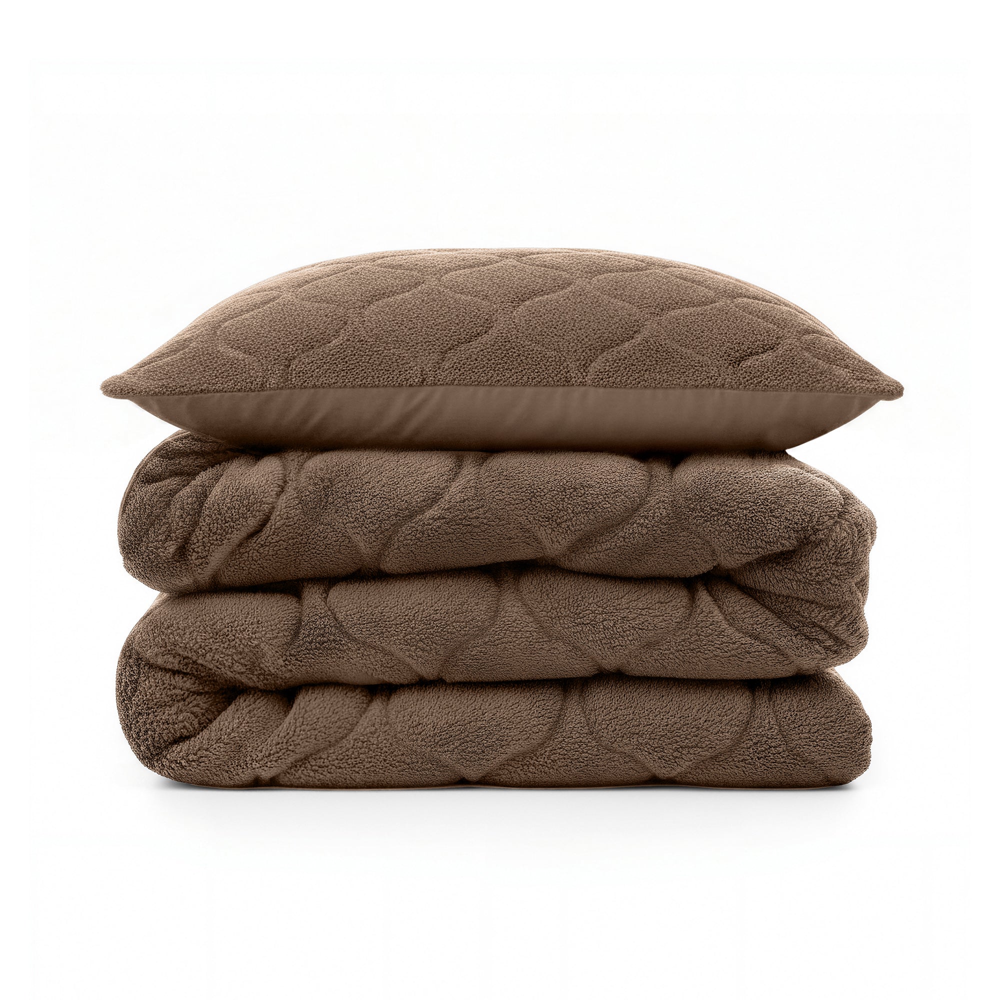 Lazy Dekbed Zonder Overtrek - Teddy - Taupe/Bruin - Image 11