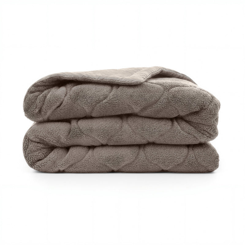 Lazy Dekbed Zonder Overtrek - Teddy - Taupe/Grijs - Image 9