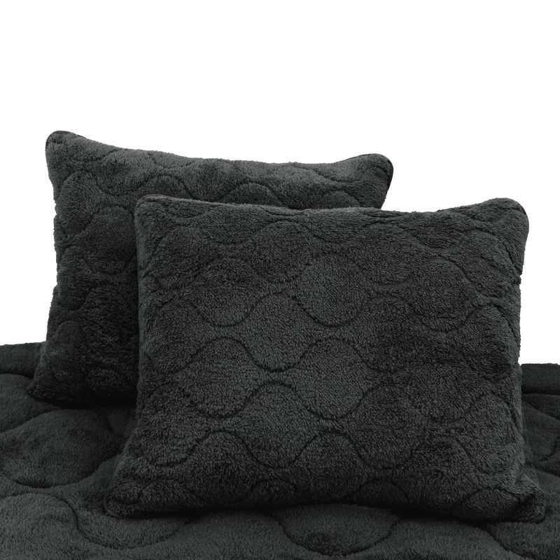 Lazy Dekbed Zonder Overtrek - Teddy - Zwart - Image 18