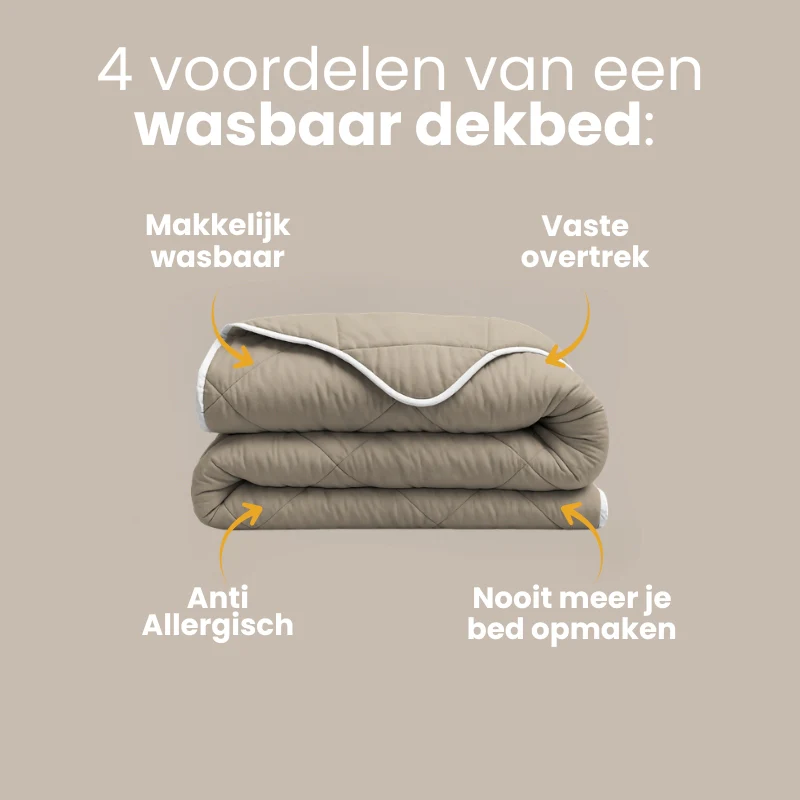 Lazy Dekbed Zonder Overtrek - Taupe - Image 3