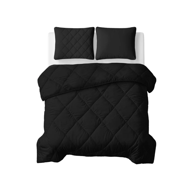 Lazy Dekbed Zonder Overtrek - Uni - Zwart - Image 6