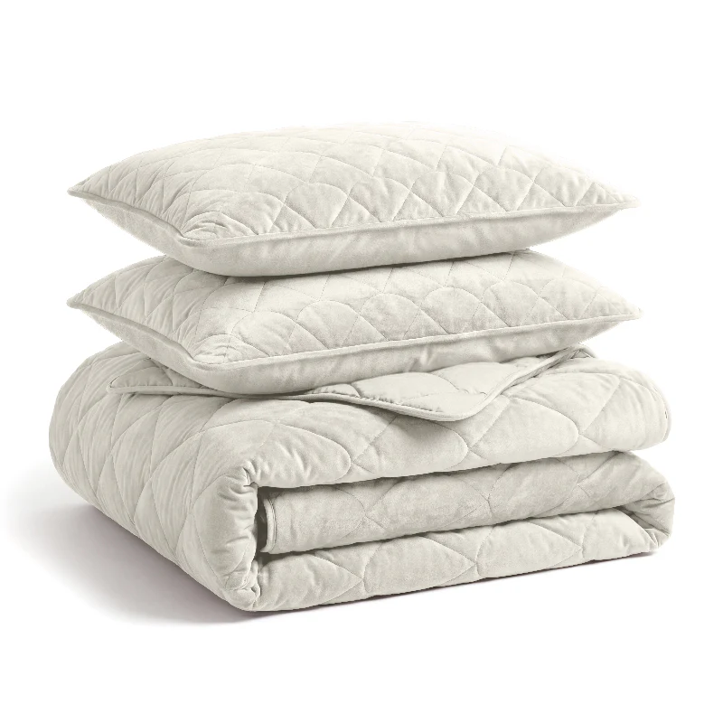 Lazy Dekbed Zonder Overtrek - Velvet - Beige/Off White - Image 14