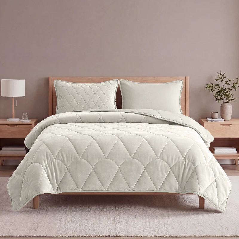 Lazy Dekbed Zonder Overtrek - Velvet - Beige/Off White - Image 6